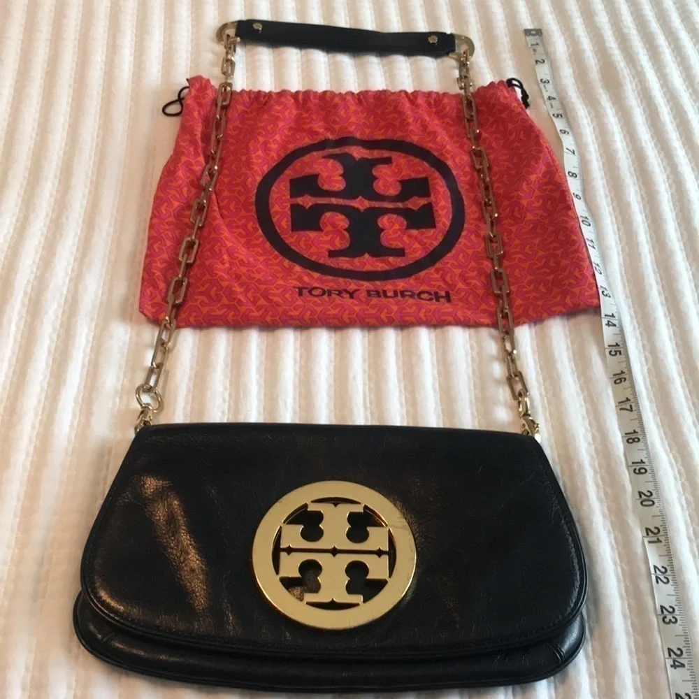 ❤️ First Owner Tory Burch Reva Black Bag
